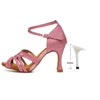 Women's High-Heeled Latin Dance Shoes Soft-Soled Breathable Indoor Party Dance Adult Shoes Stage Performance Dance