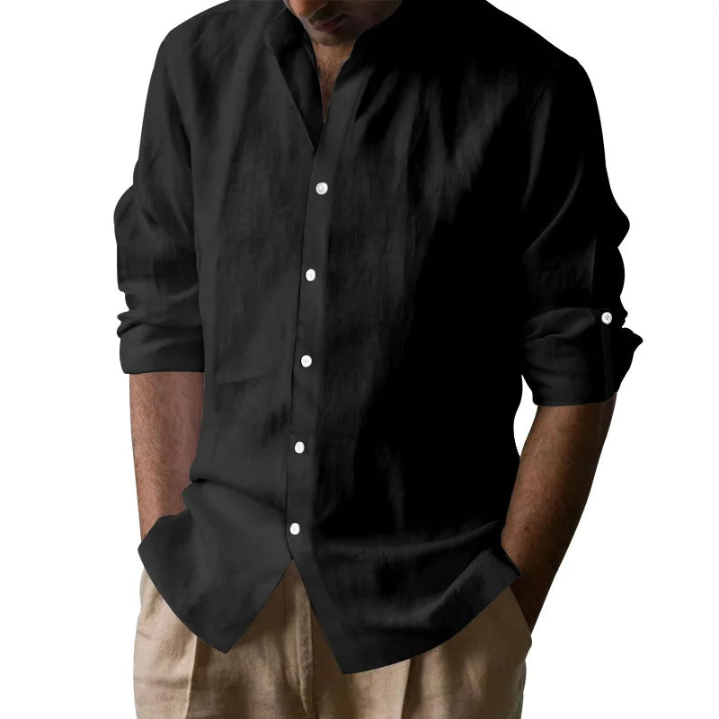 Men's 100% Cotton Soft Polo T-shirt Outdoor Daily Lounge Wear