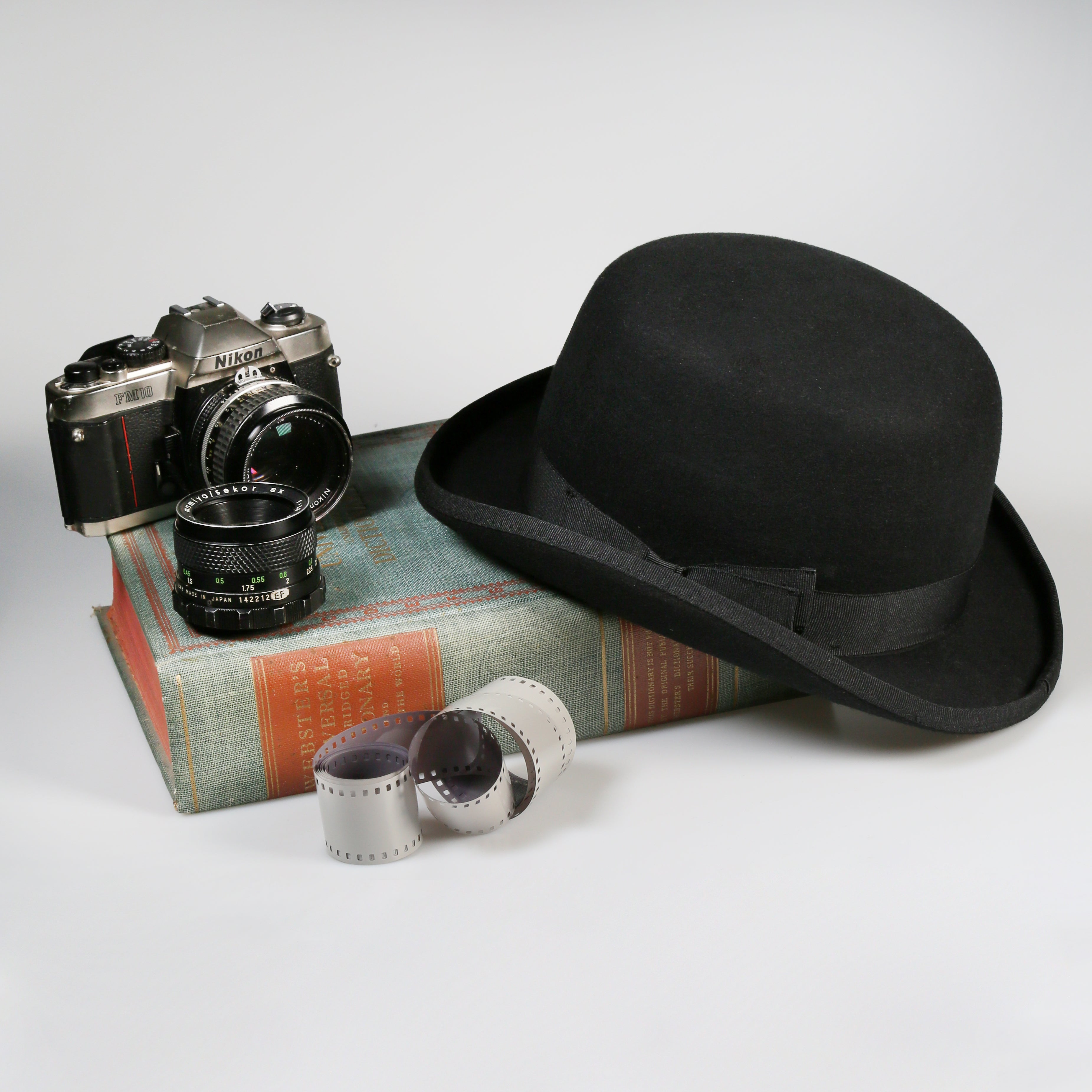 Ferrecci Premium Wool Black Derby Bowler Hat