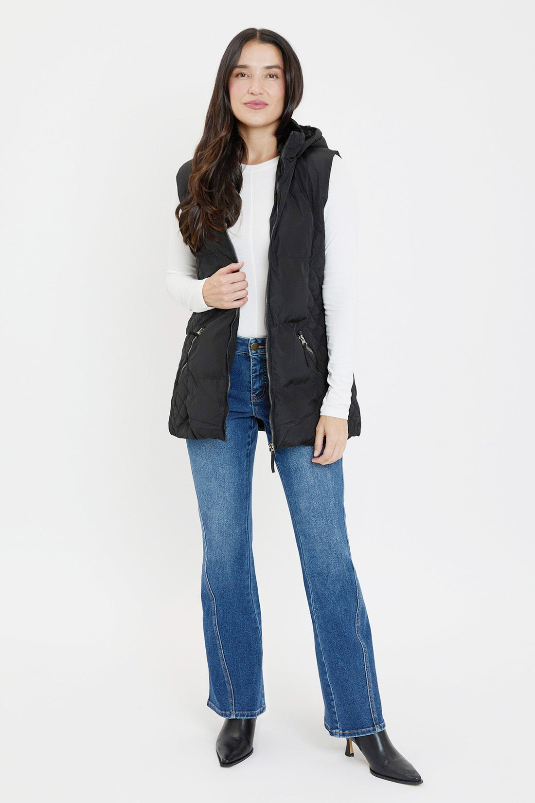 Faux Fur Puffer Vest