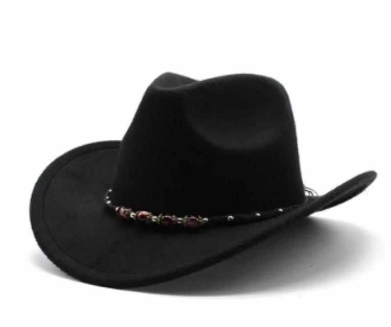 Men's Curved Edge Western Cowboy Hat