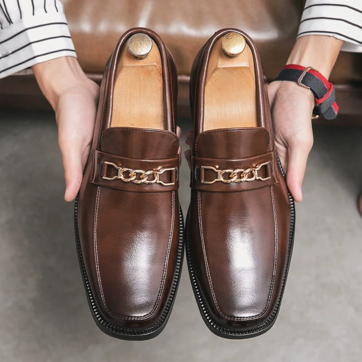 Slip-on Men Formal Wear Casual Leather Shoes