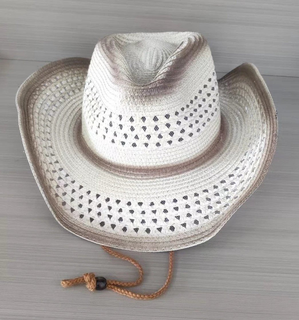 Men's Curved Edge Western Cowboy Hat