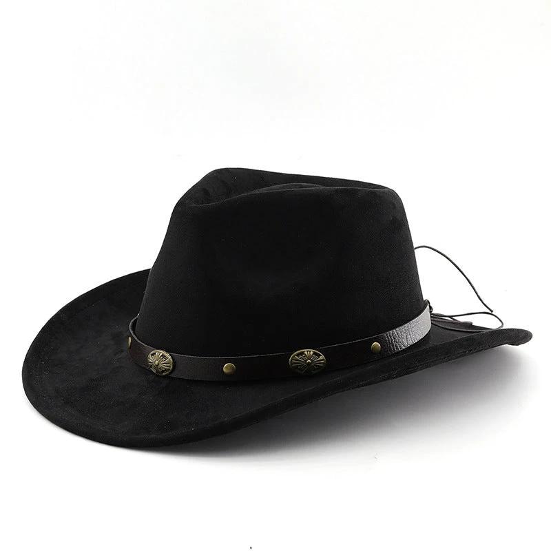 Men's Curved Edge Western Cowboy Hat