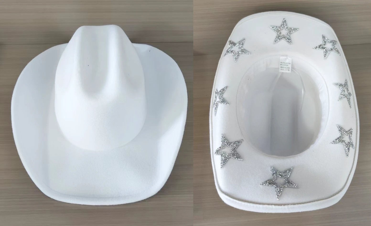 Men's Curved Edge Western Cowboy Hat