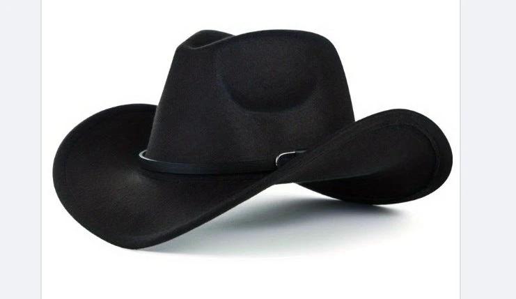 Men's Curved Edge Western Cowboy Hat