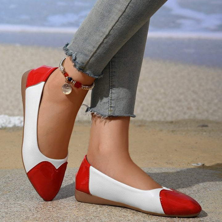 Spring Flat Heel Pointed Flat Shoes Korean Leopard Print Small Size Low Cut Pumps Women Shoes