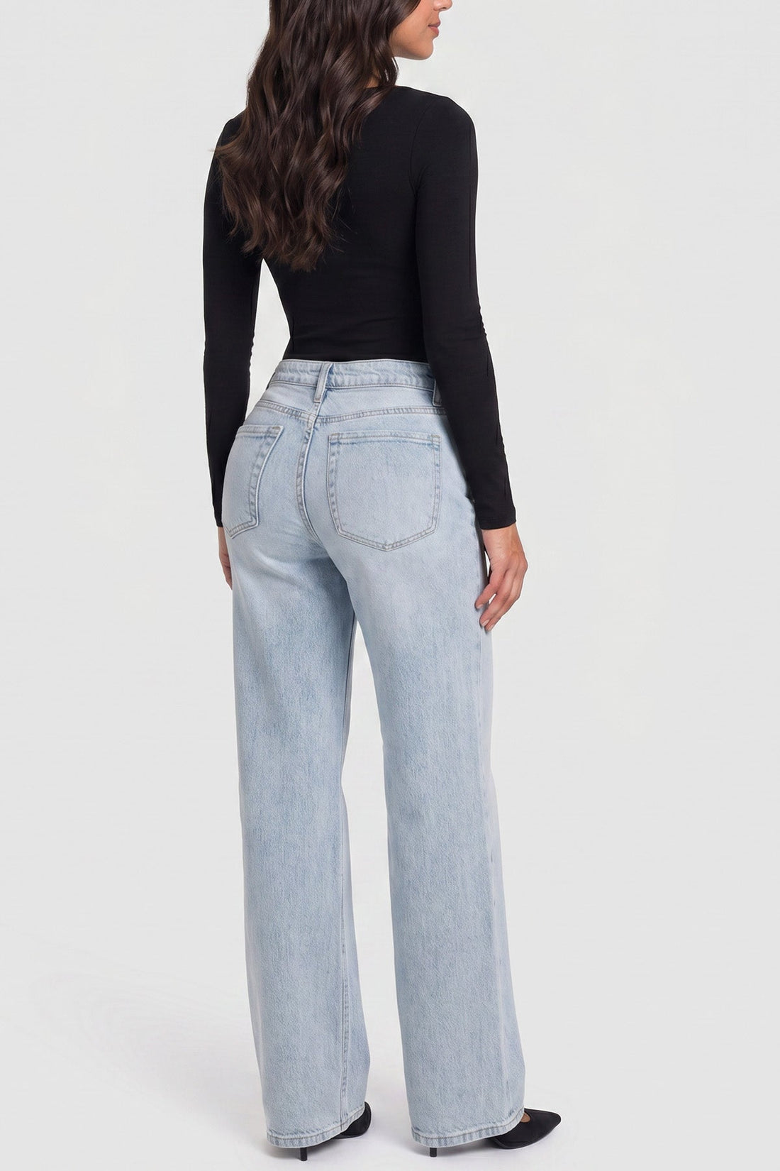Women's Luxe Britney Wide Leg Jeans