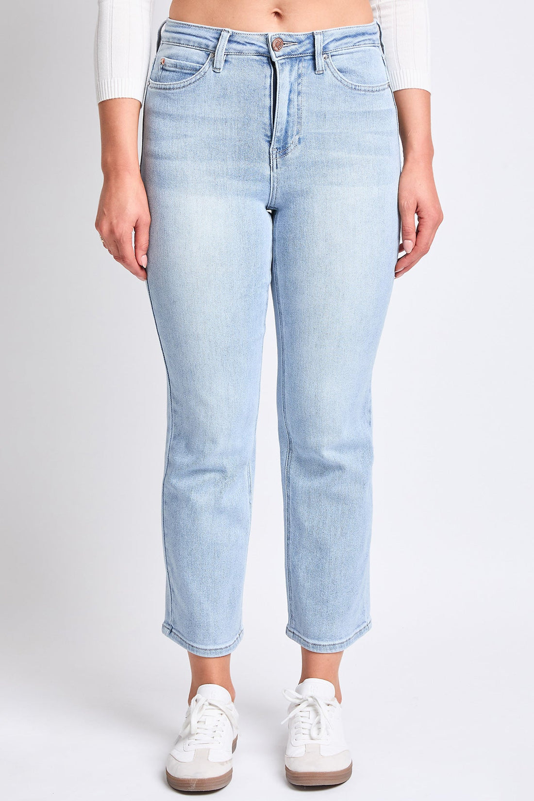 Women's Luxe High Rise Vintage Stretch Straight Jeans