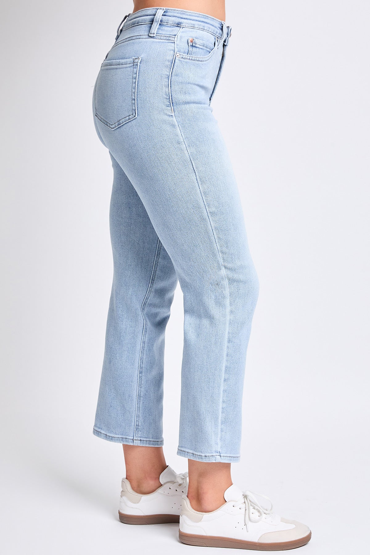 Women's Luxe High Rise Vintage Stretch Straight Jeans