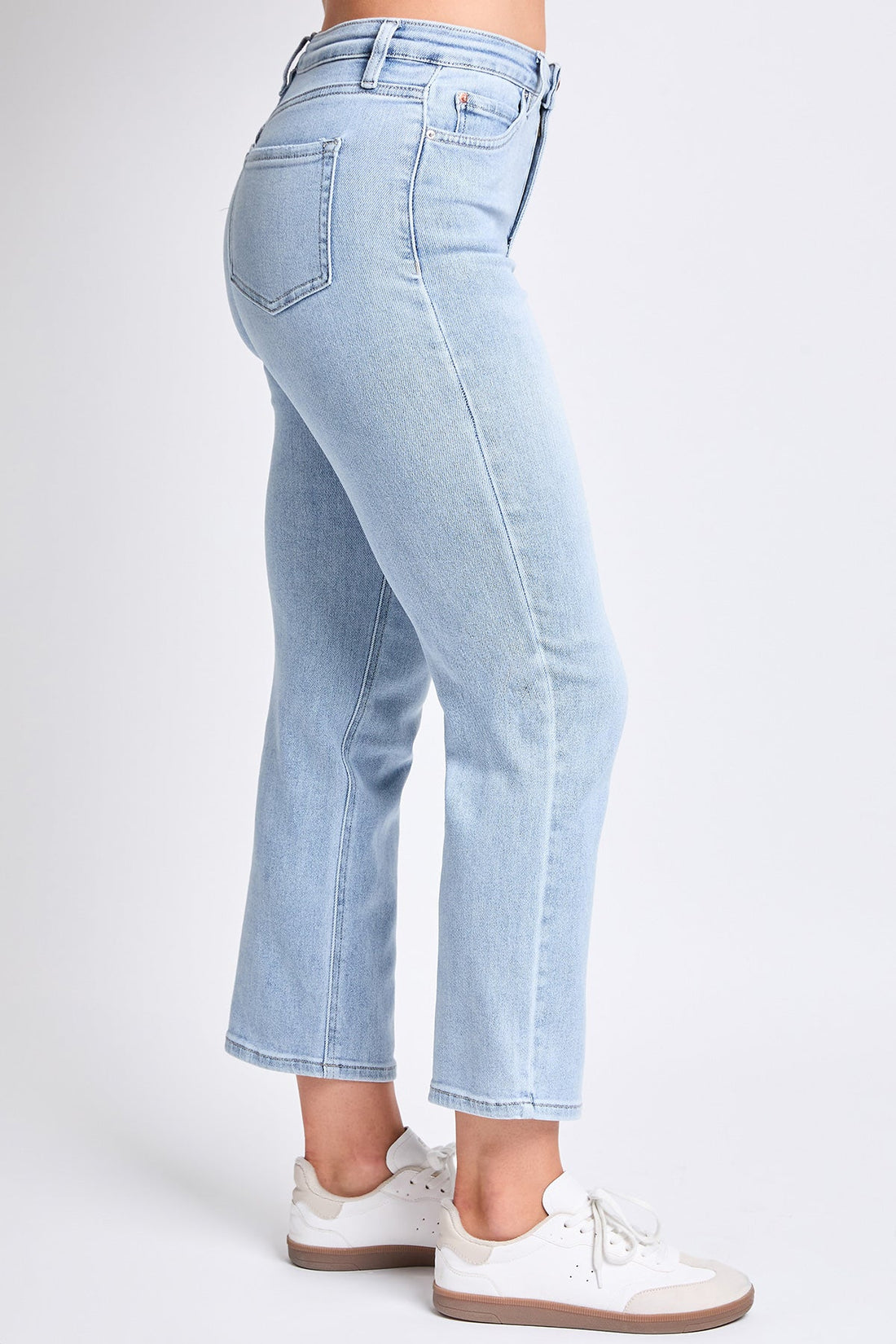 Women's Luxe High Rise Vintage Stretch Straight Jeans