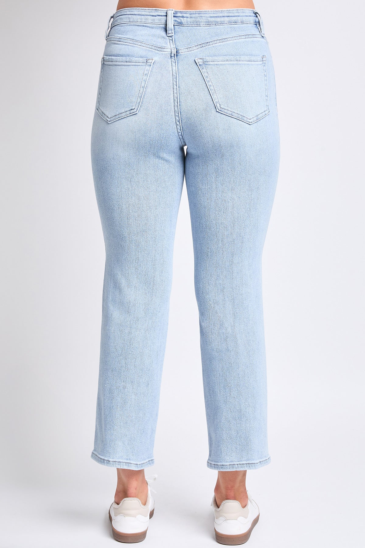 Women's Luxe High Rise Vintage Stretch Straight Jeans