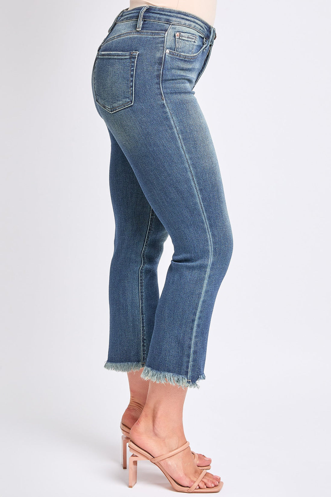 Women's High Rise Cropped Kick Flare