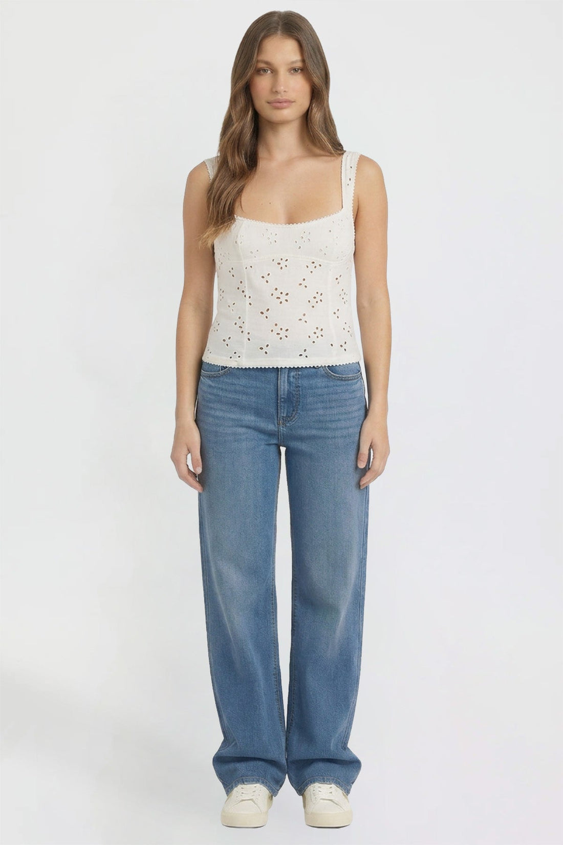 Women's Super Soft High Rise Wide Leg Jeans