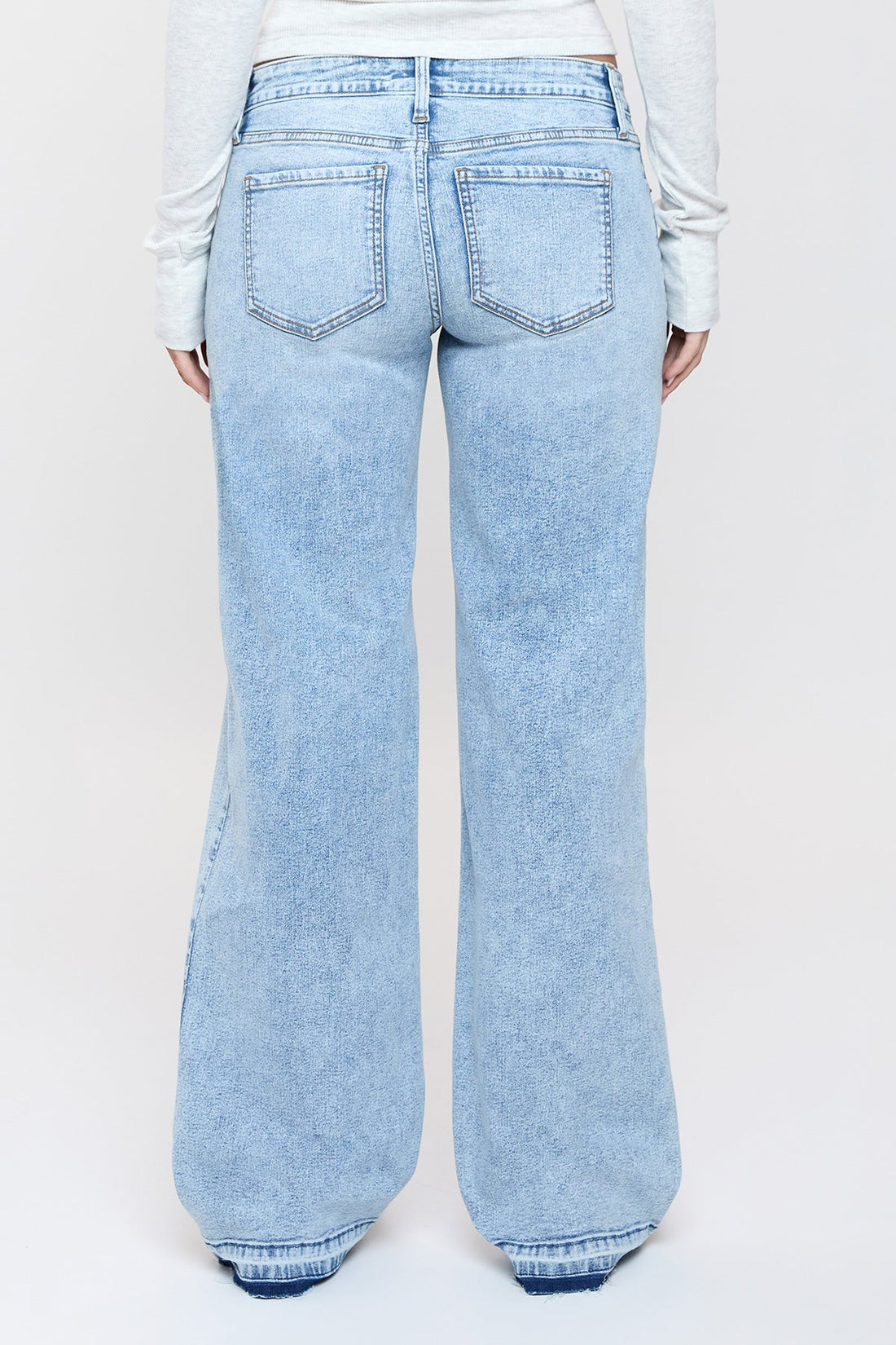 Women's Release Hem Wide Leg Jeans