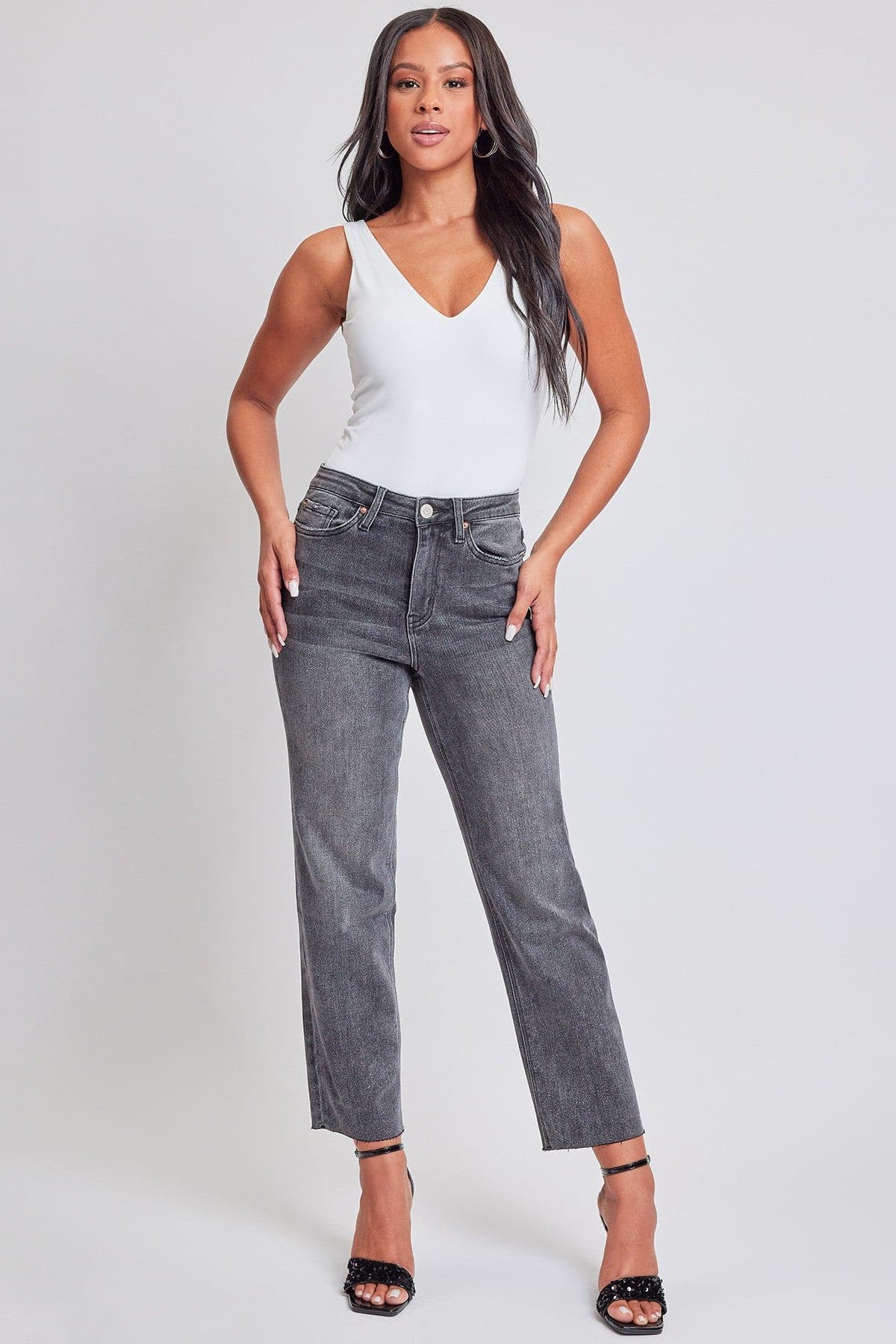 Women's Cropped Straight Jeans