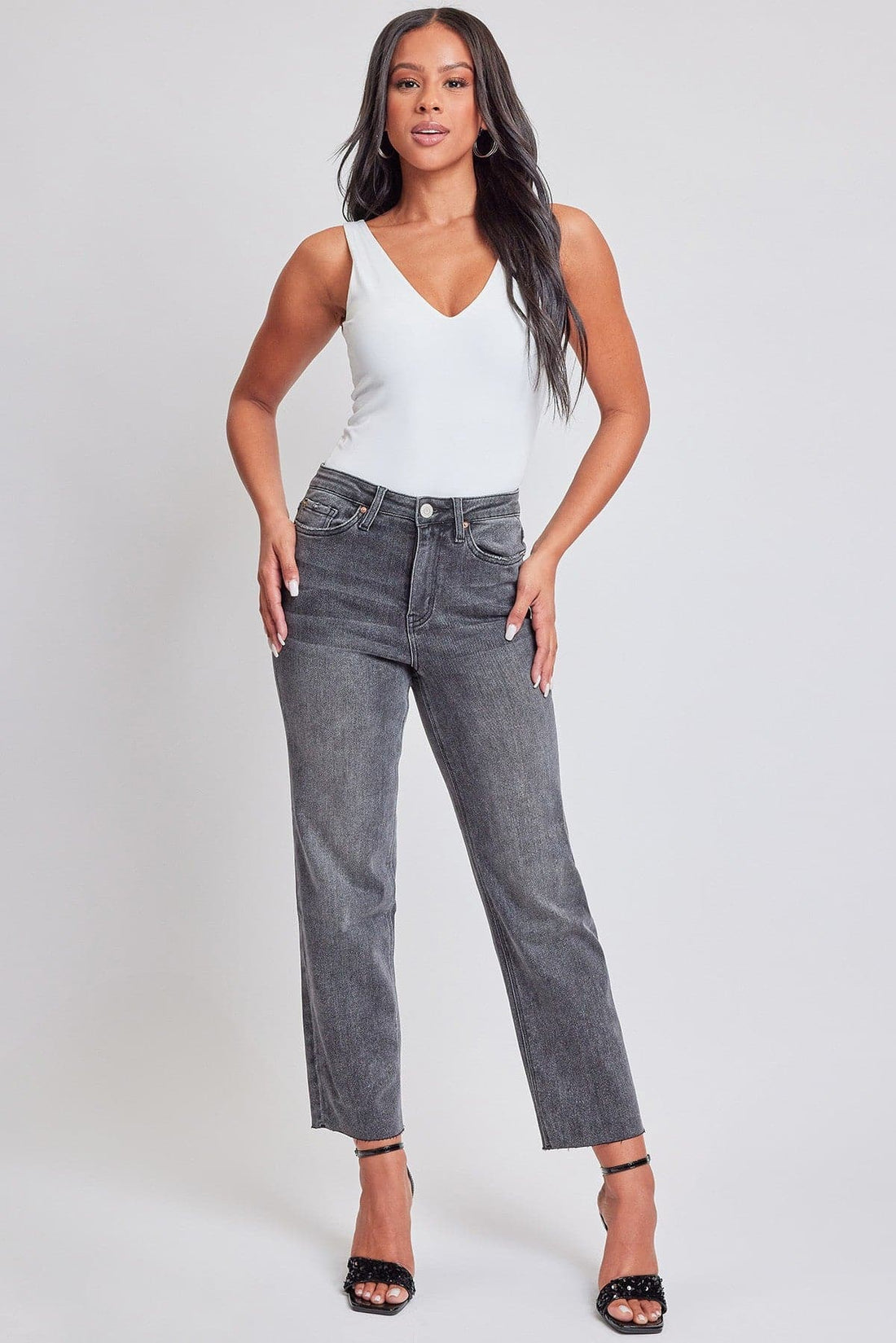 Women's Cropped Straight Jeans