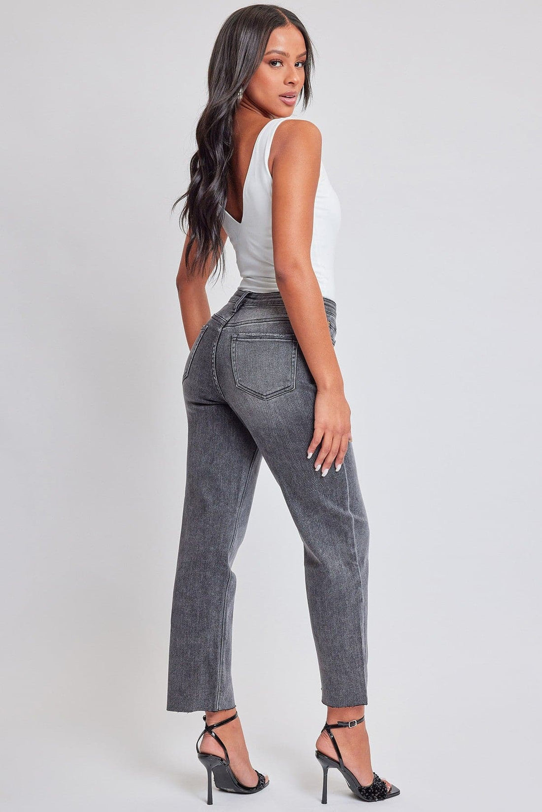 Women's Cropped Straight Jeans