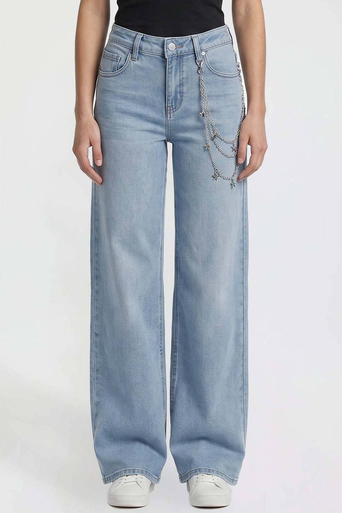 Women's Super Wide Fit with Star Chain
