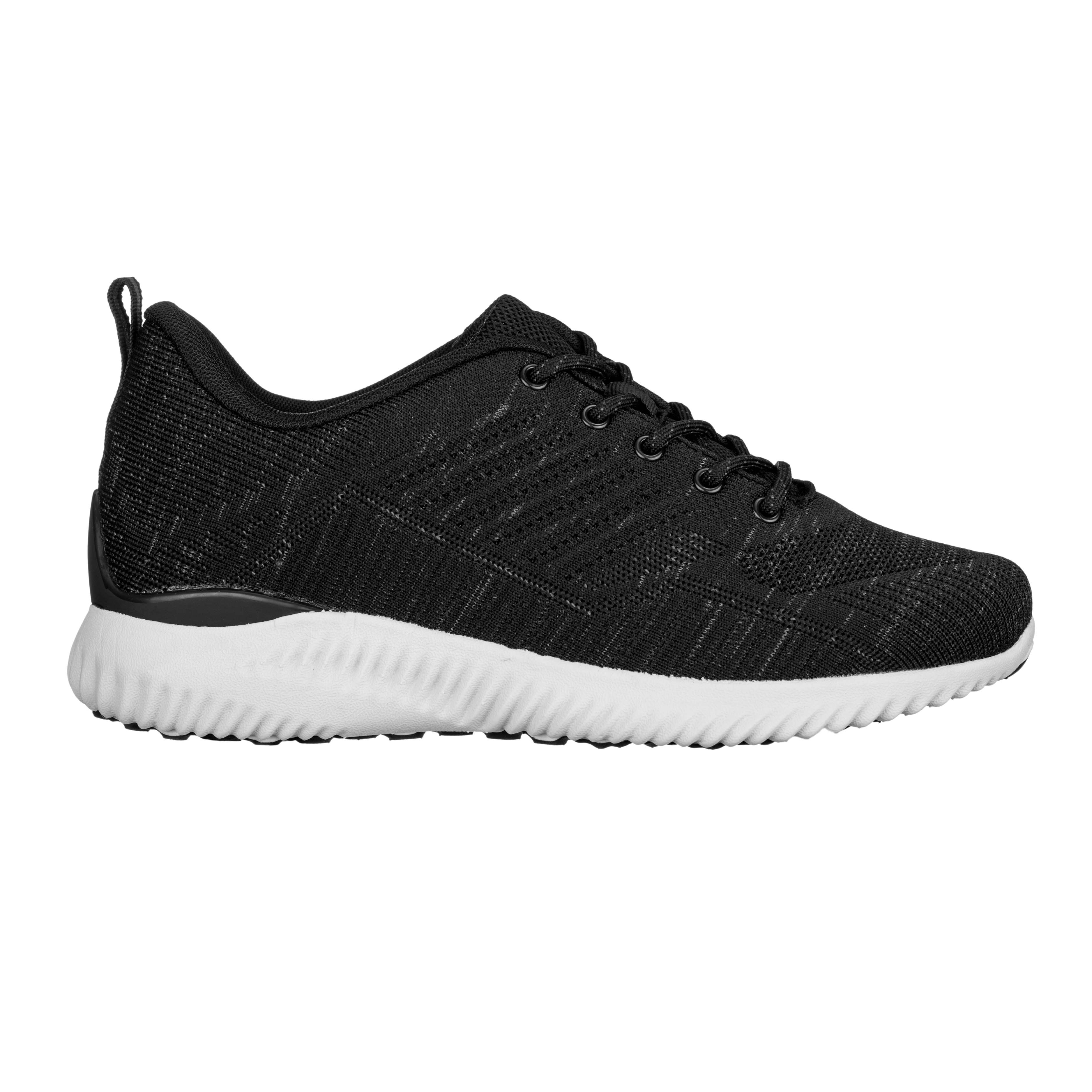 CALTO - Q212 - 2.6 Inches Taller (Black/Grey) - Ultra Lightweight Tennis Shoes