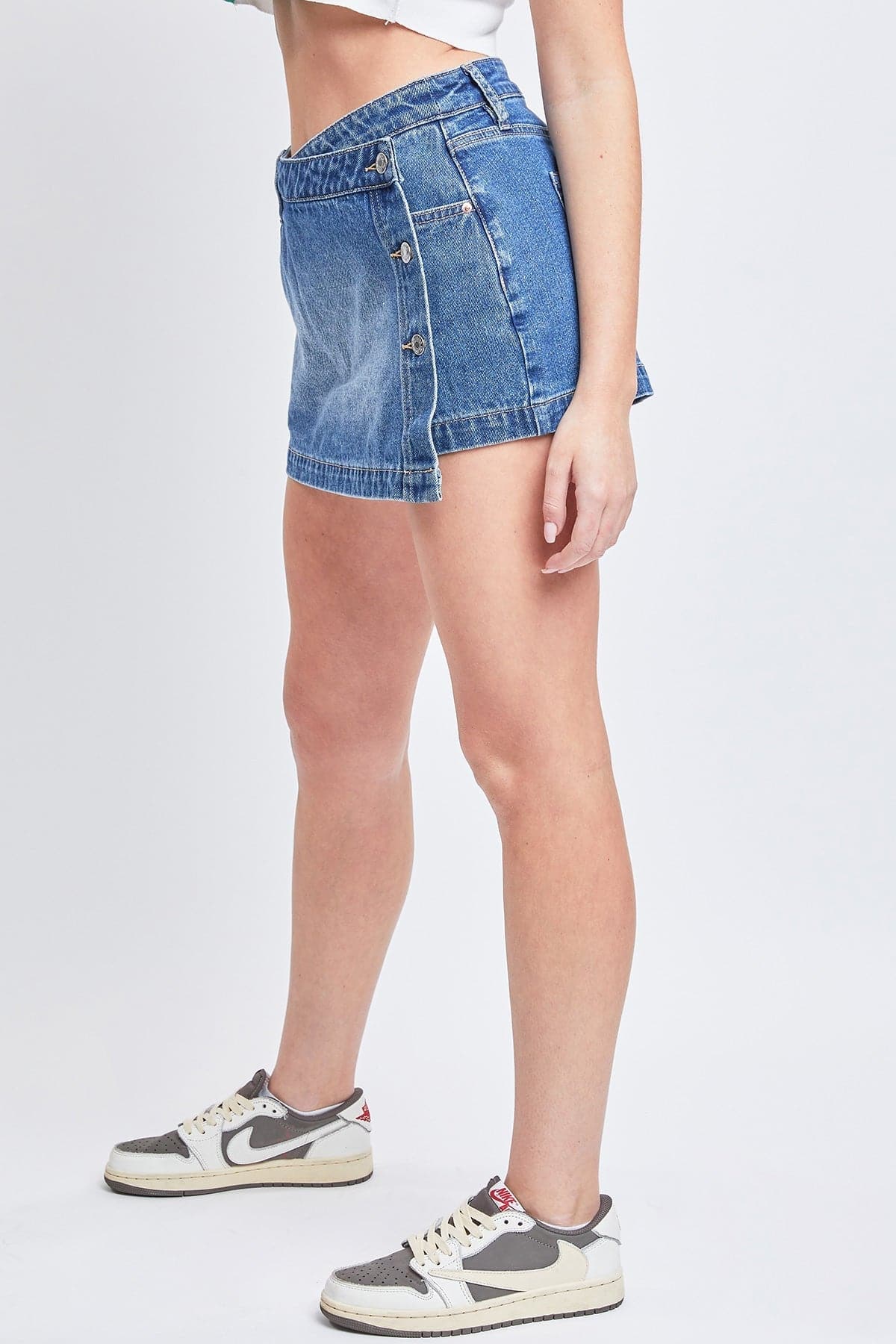Denim Wrap Skirt