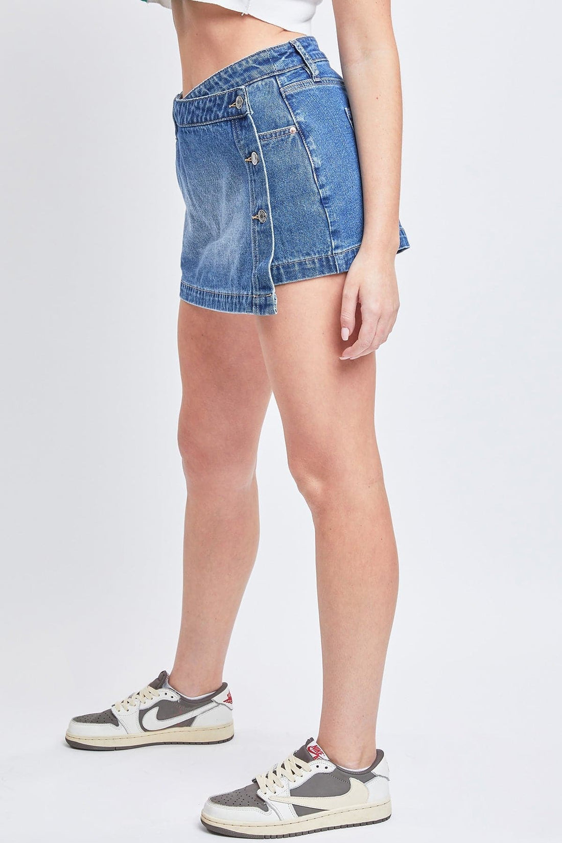 Denim Wrap Skirt