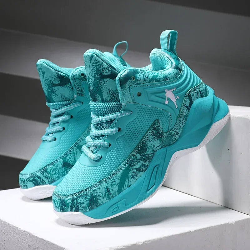 2026 Basketball Shoes for Kids Sneakers New Boys Brand Thick Sole Non-slip Children Sports Shoes Child Boy Basket Trainer Shoes