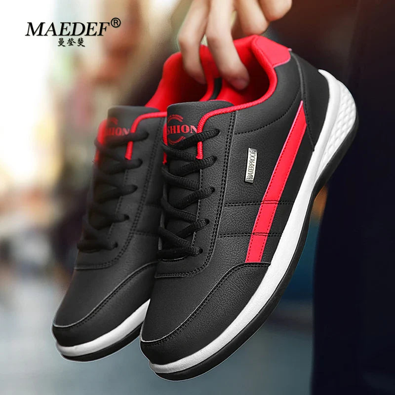 Men's Leather Waterproof Casual Comfortable shoes