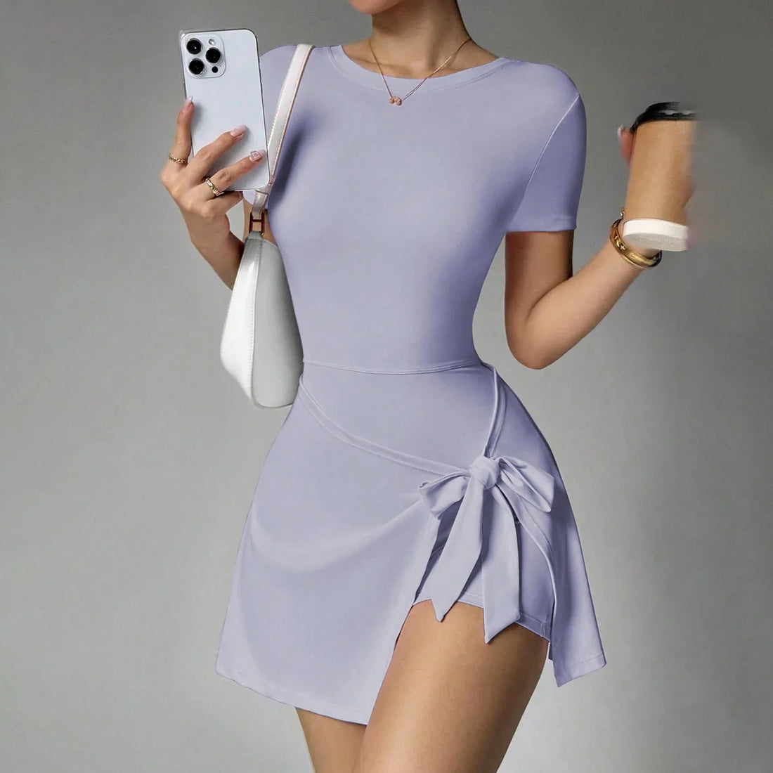 FUBEIKE Anti-Exposure Sports Dress