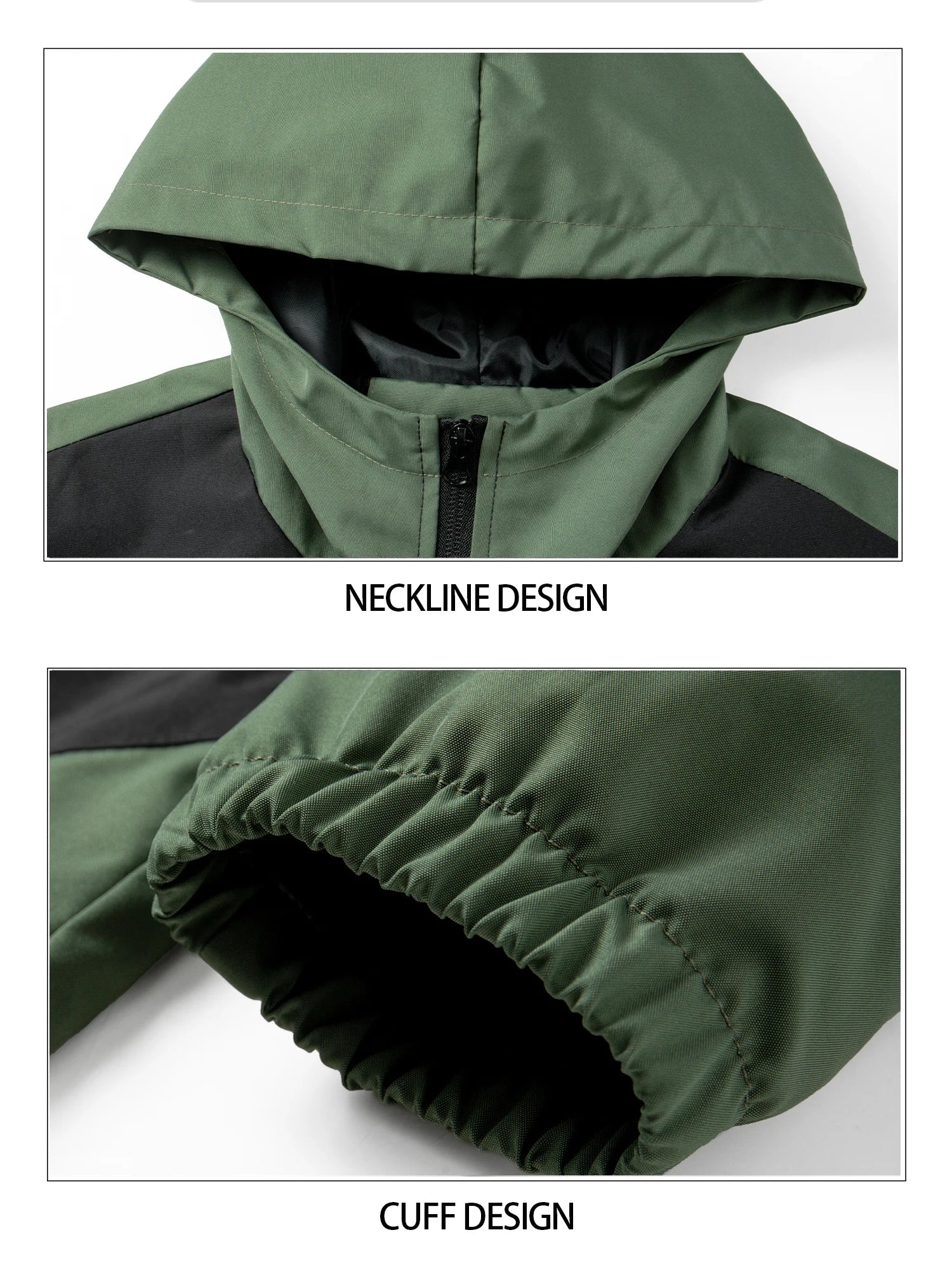 Men Windproof Jacket – Hooded Sportswear for Outdoor Autumn & Winter