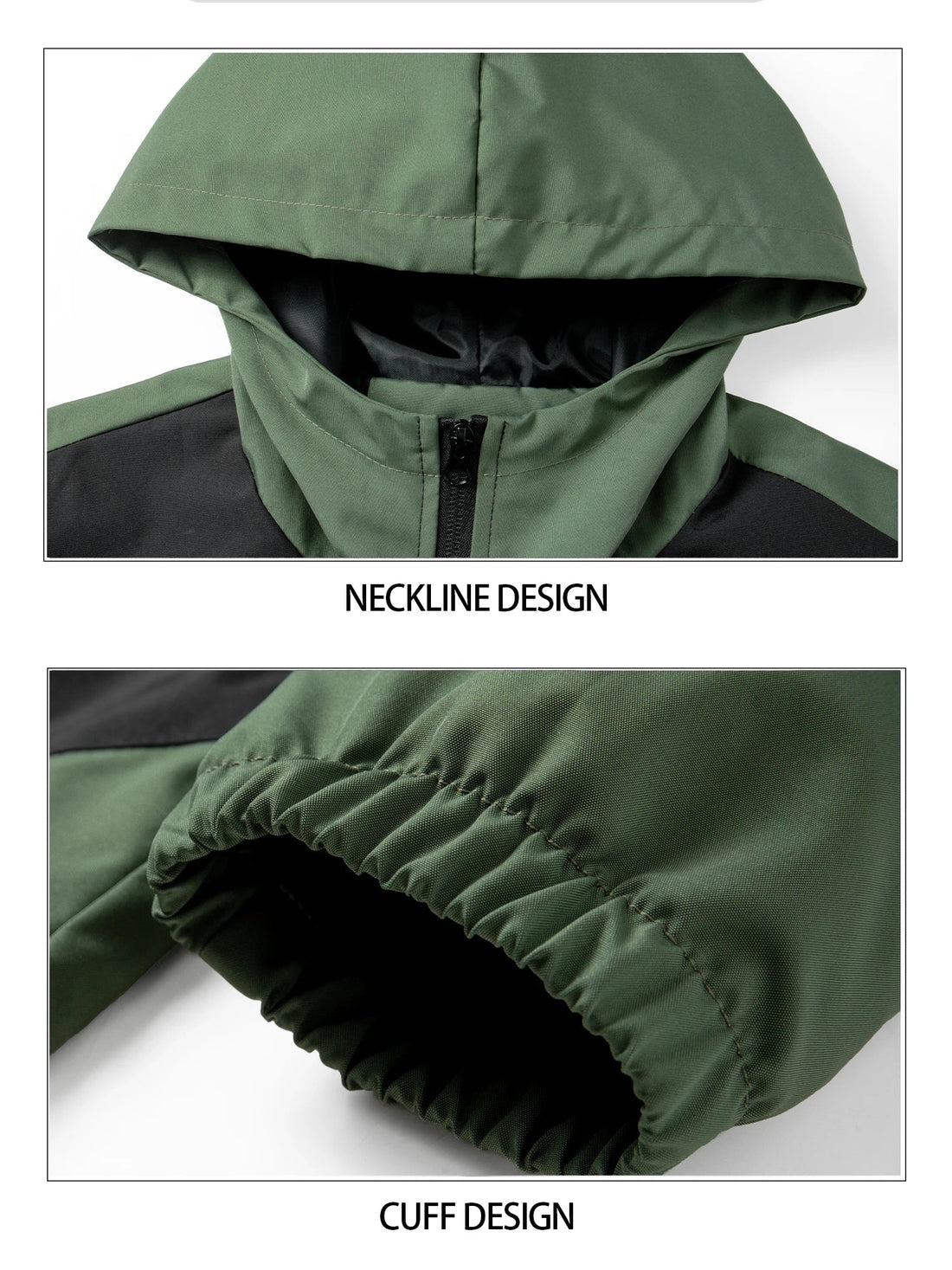 Men Windproof Jacket – Hooded Sportswear for Outdoor Autumn & Winter