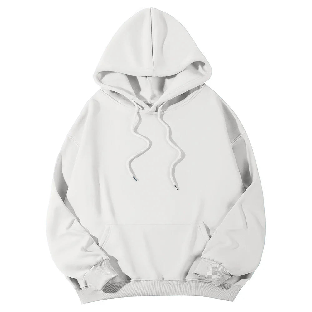 Women's Hoodies Pullover Spring Autumn Casual Hoodie 2026 Sweatshirts Solid Color Hoodies Oversize Black Sweatshirt Women Top