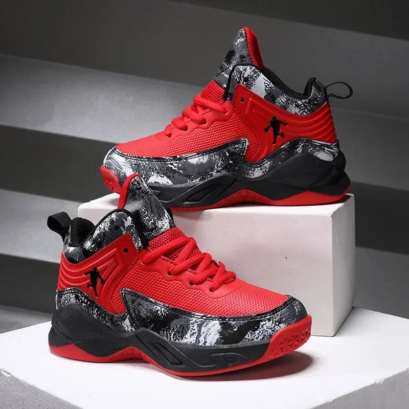 2026 Basketball Shoes for Kids Sneakers New Boys Brand Thick Sole Non-slip Children Sports Shoes Child Boy Basket Trainer Shoes