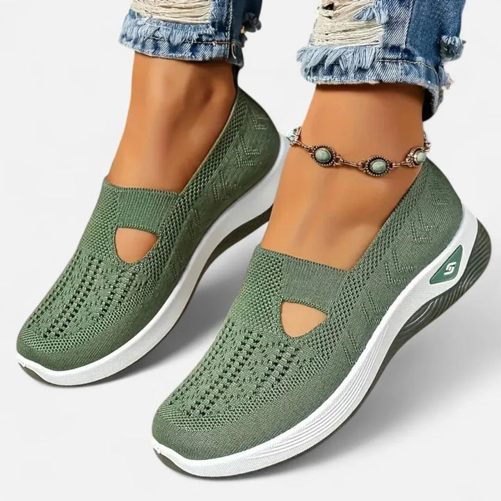 Spring Breathable Mesh Flats Shoes for Women Comfortable Slip on Casual Shoes Woman Lightweight Soft Bottom Loafers