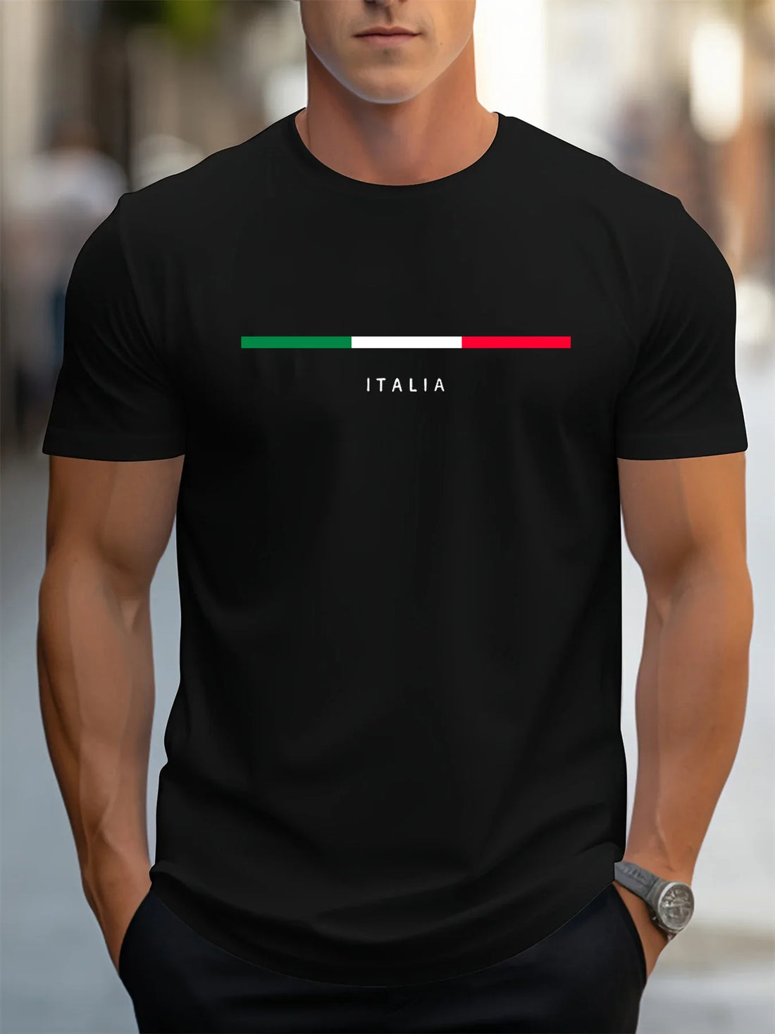 Men's summer 100 cotton casual loose plus size round neck short sleeved T-shirt