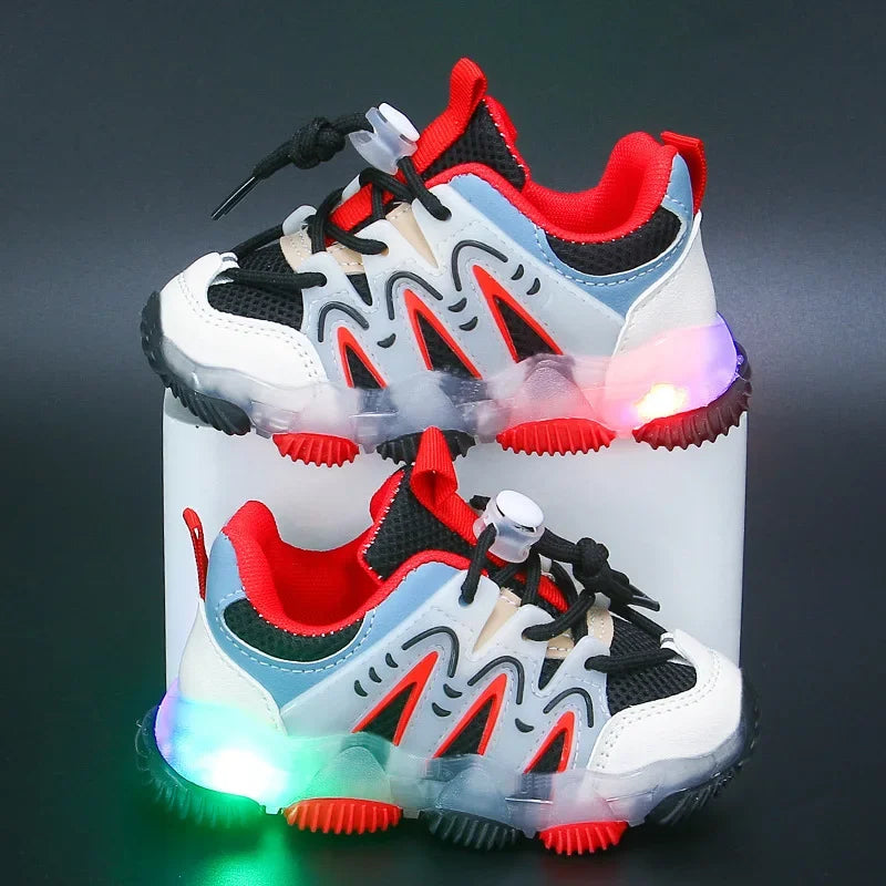 zapatillas Kid sneakers Summer Kids Shoes Luminous Girls Shoes Breathable Mesh Children Tennis Shoes Boys Casual Shoes кроссовки