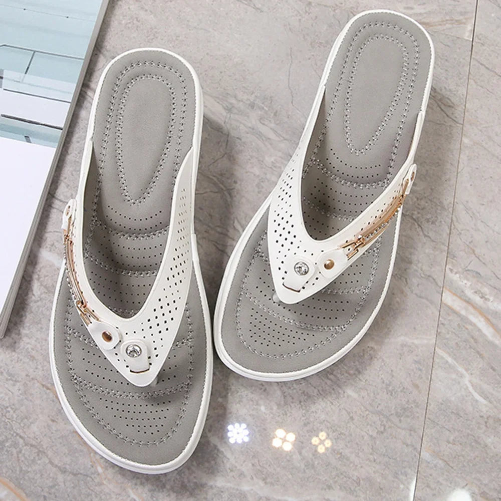 Women's Soft Cushion Flip Flops Thong Sandals Slippers Casual Orthotics Sandals