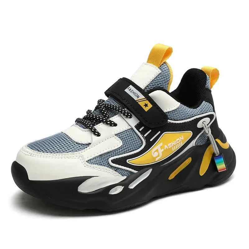 Children Sneakers for Boys Mesh Breathable Running Sports Shoes Kids Girls Flat Casual Shoes Big Size 40