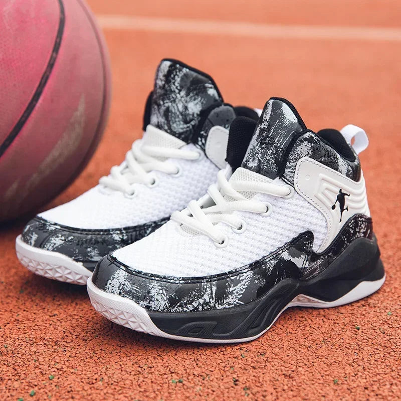 2026 Basketball Shoes for Kids Sneakers New Boys Brand Thick Sole Non-slip Children Sports Shoes Child Boy Basket Trainer Shoes