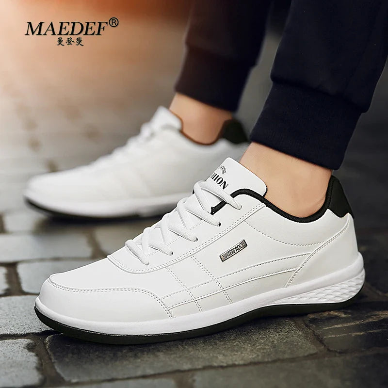 Men's Leather Waterproof Casual Comfortable shoes