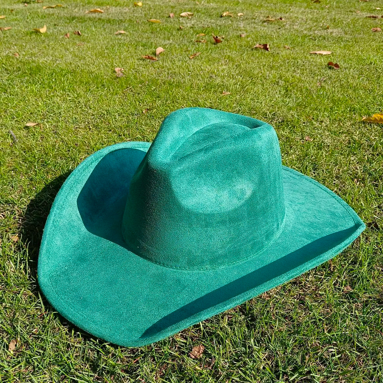 western Premium suede cowboy hat stylish men's and women's fedora Suede Panama hat perfect for outdoor festive activitieswestern