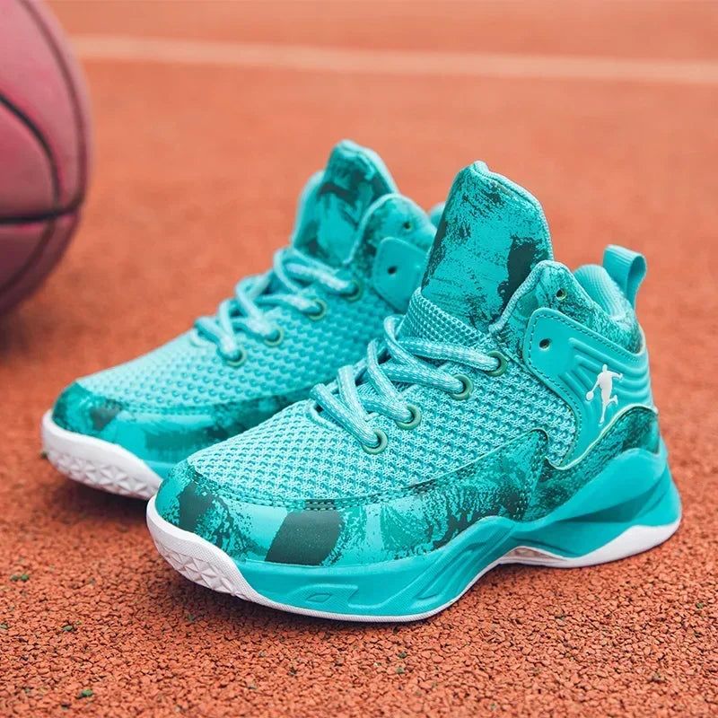 2026 Basketball Shoes for Kids Sneakers New Boys Brand Thick Sole Non-slip Children Sports Shoes Child Boy Basket Trainer Shoes