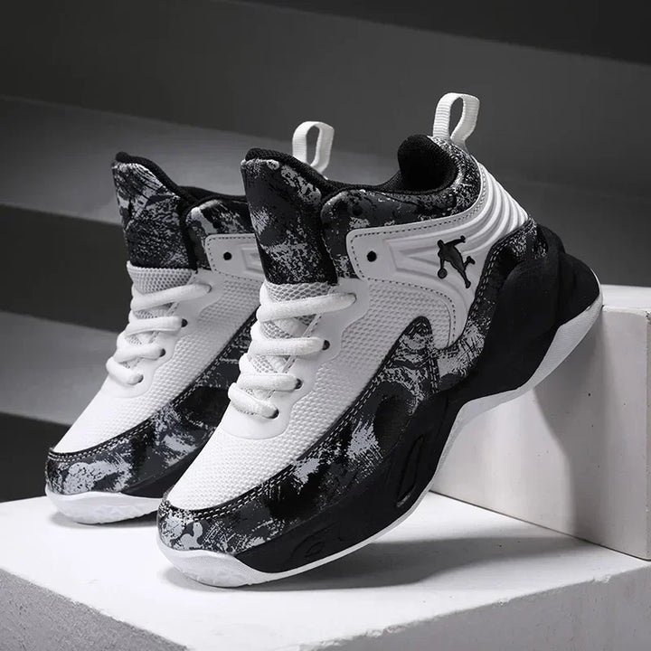 2026 Basketball Shoes for Kids Sneakers New Boys Brand Thick Sole Non-slip Children Sports Shoes Child Boy Basket Trainer Shoes
