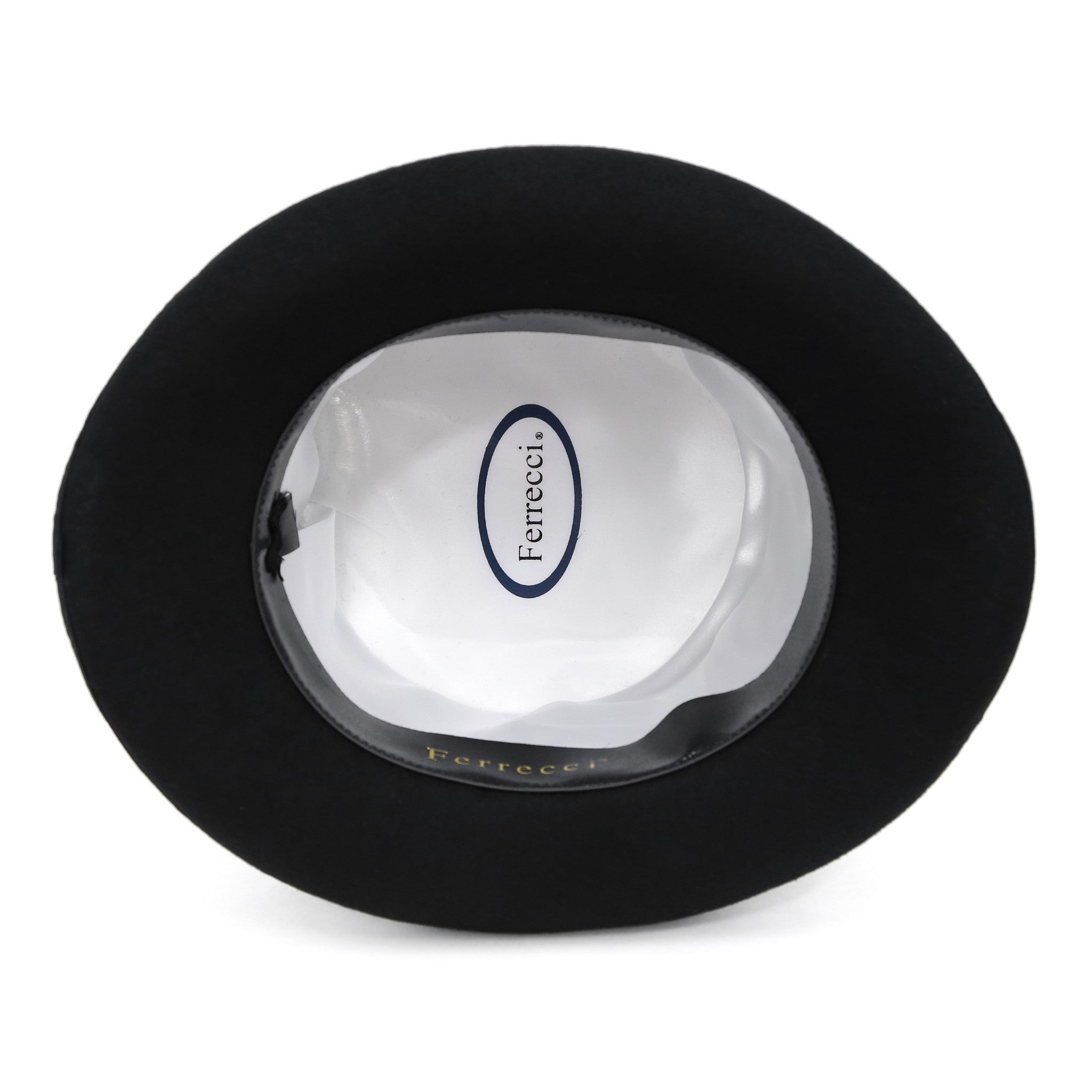 Black Wool Felt Top Hat for Men | Ferrecci