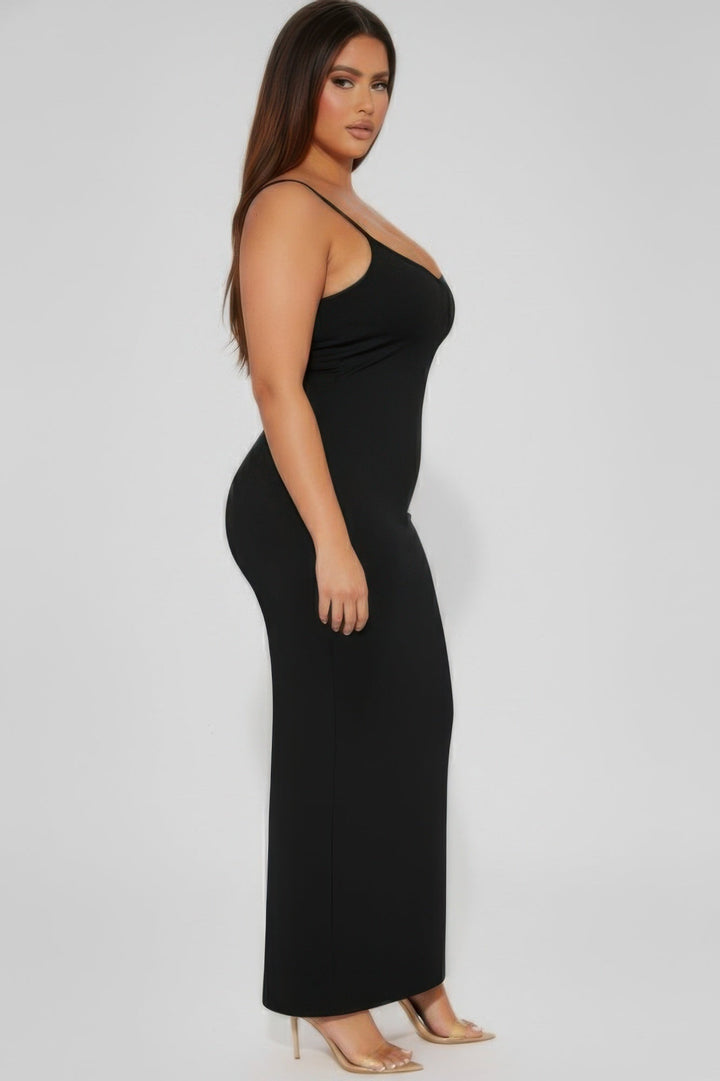 Women's Plus Ribbed Mermaid Hem Cami Dress