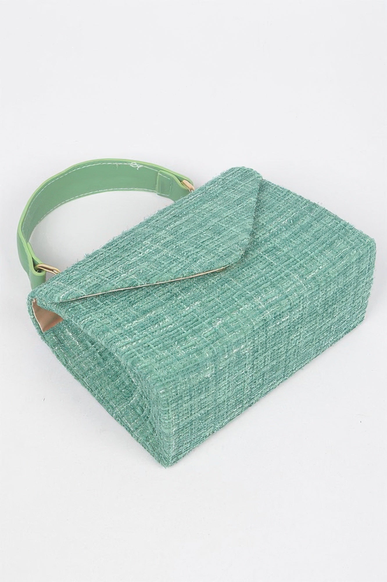 Women's Tweed Top Handle Bag