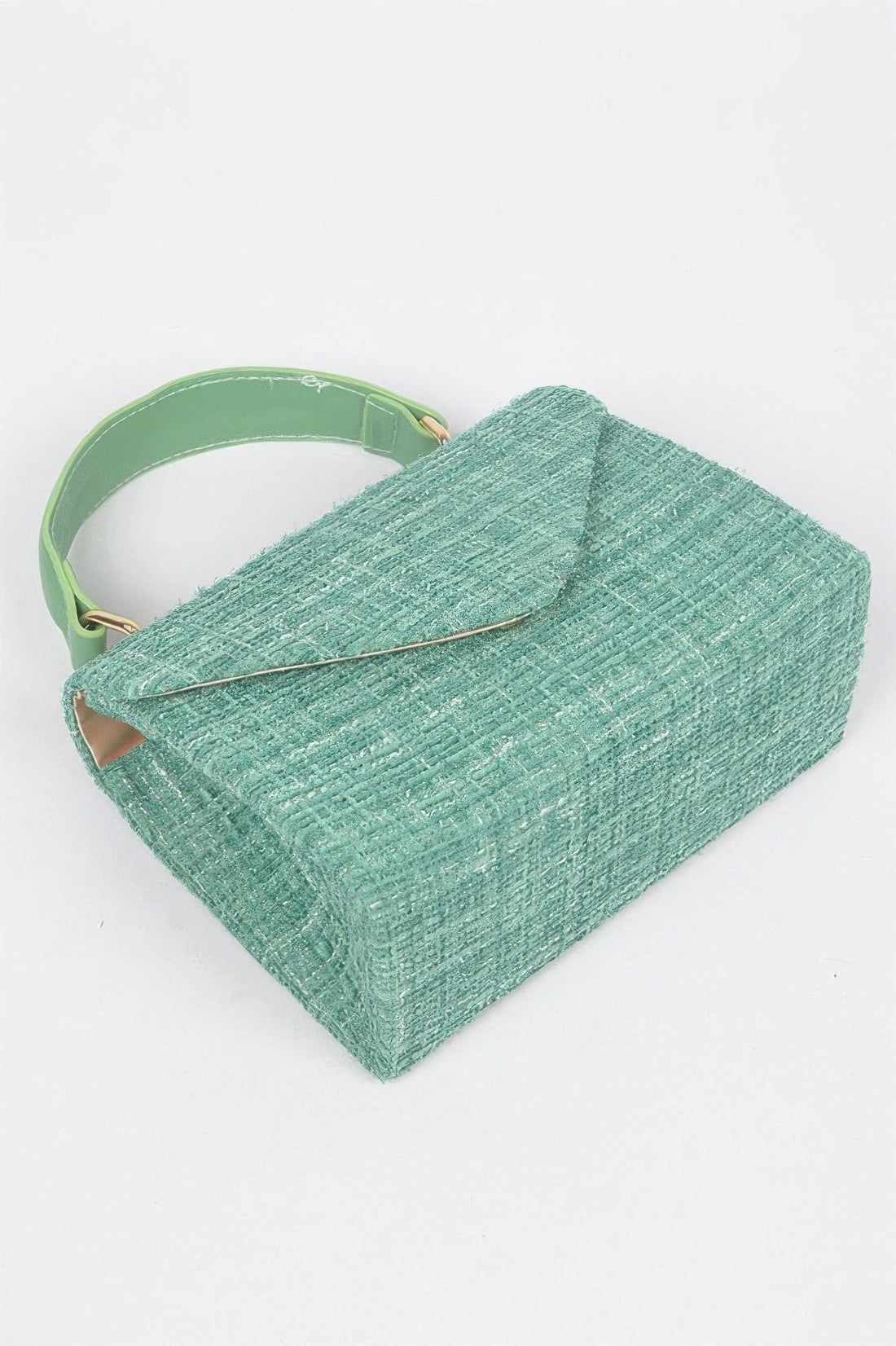 Women's Tweed Top Handle Bag