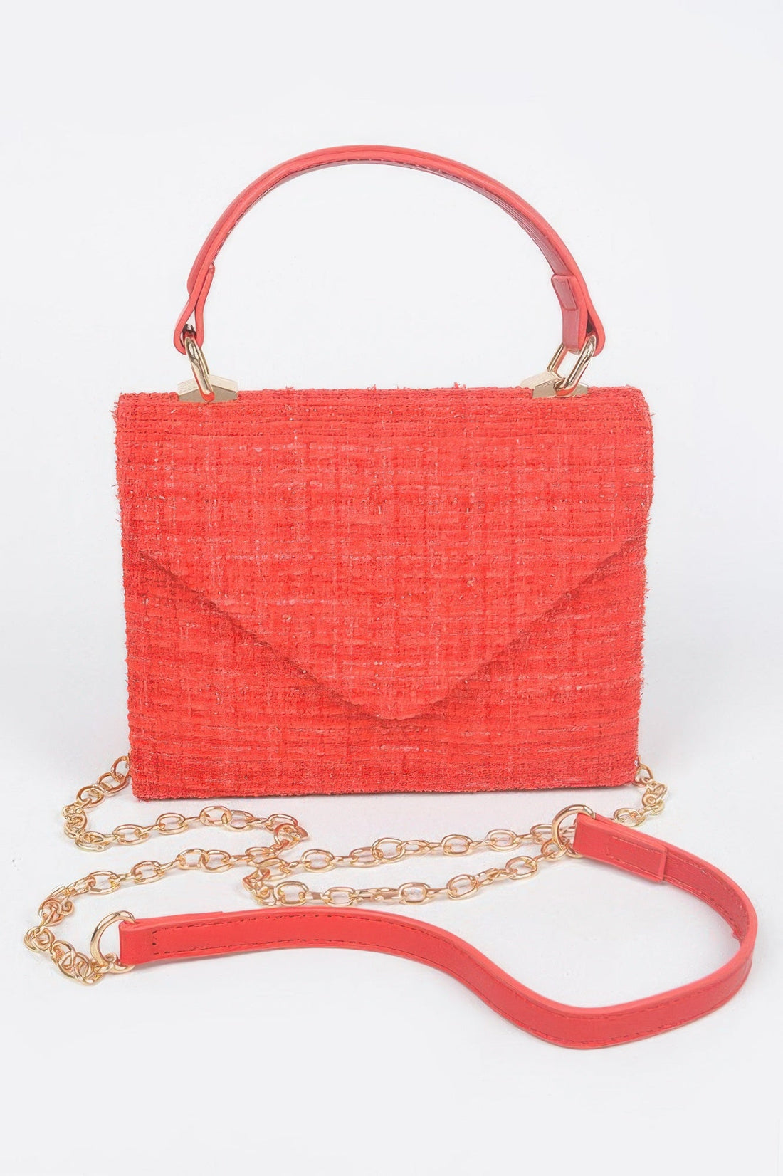 Women's Tweed Top Handle Bag