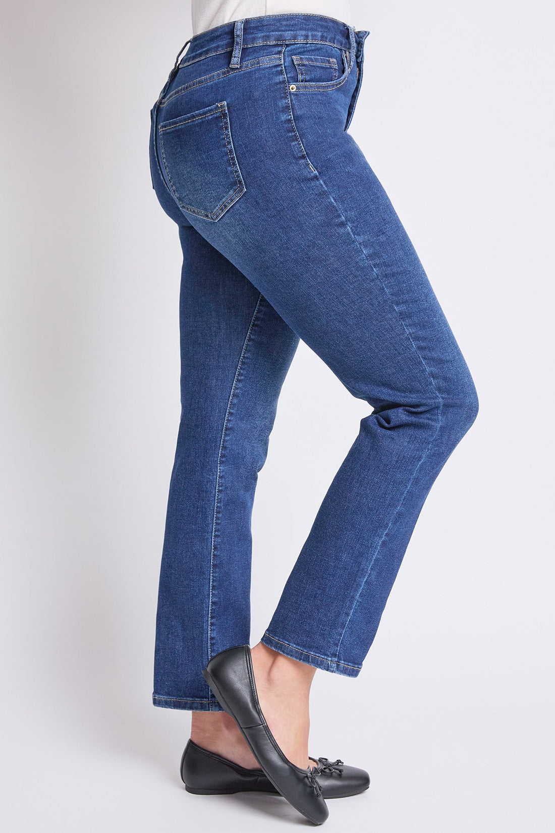 Women's High Rise Basic 5 Pocket Straight  Jeans