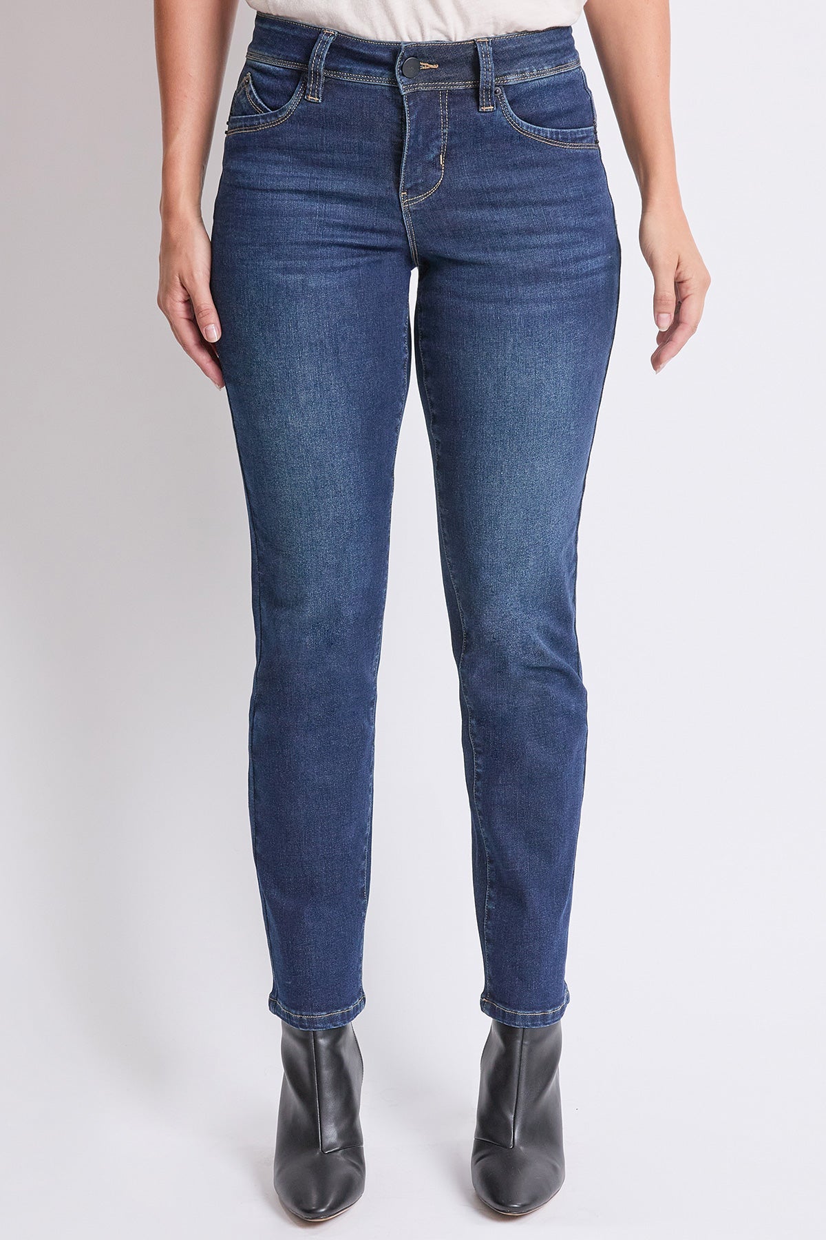 Women's High Rise Curve Confidence  Straight  Jeans